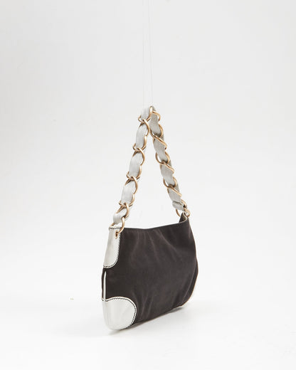 Chanel Black CC Stitch Shoulder Bag