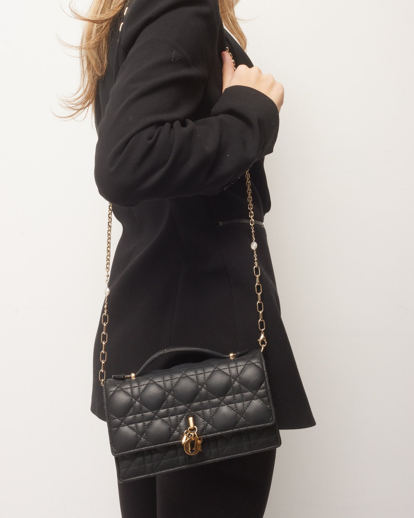 Dior Quilted Chain Shoulder Bag