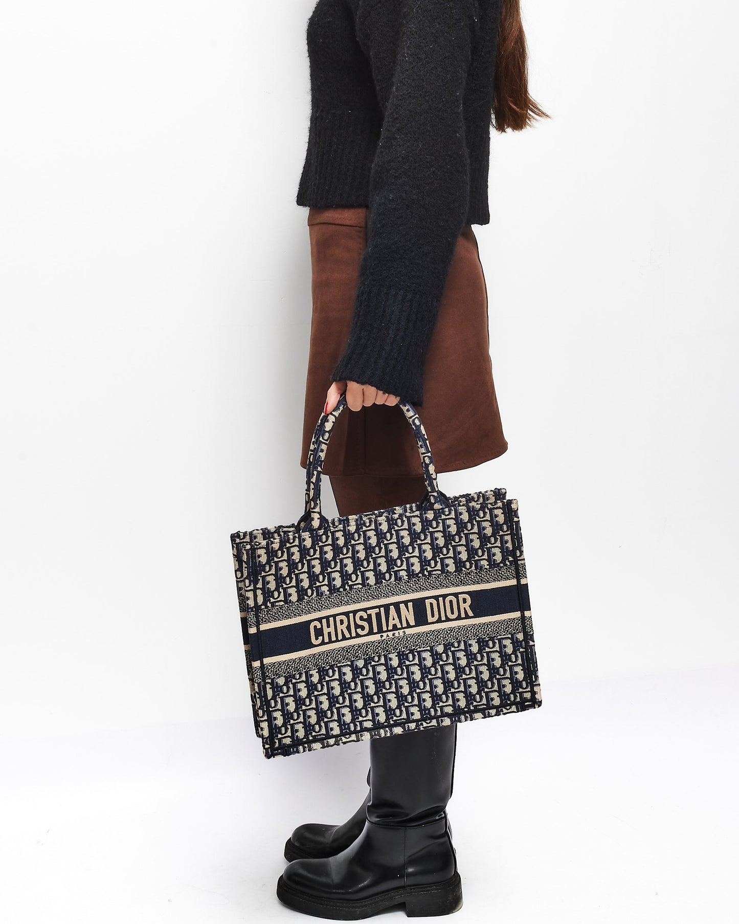 Dior Book Tote Canvas Tote Bag