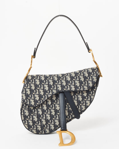 Dior Monogram Leather Canvas Crossbody Bag