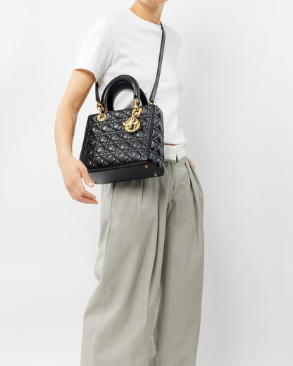 Dior Lady Dior Leather Handbag