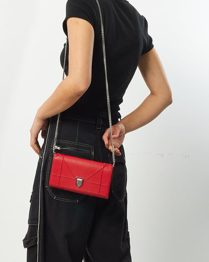 Dior Chain Leather Crossbody Bag