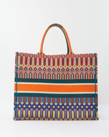 Dior Book Tote Canvas Tote Bag