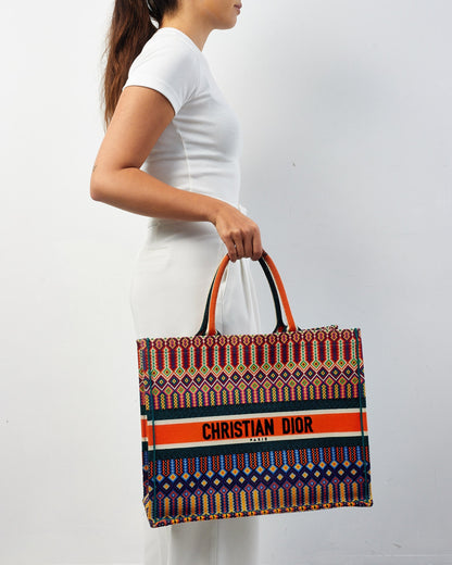 Dior Book Tote Canvas Tote Bag