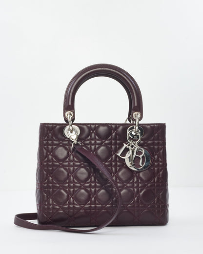 Dior Lady Dior Leather Handbag