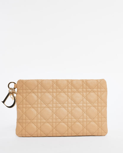 Dior Quilted Canvas Clutch Bag