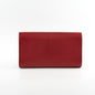 Saint Laurent Leather Clutch Red