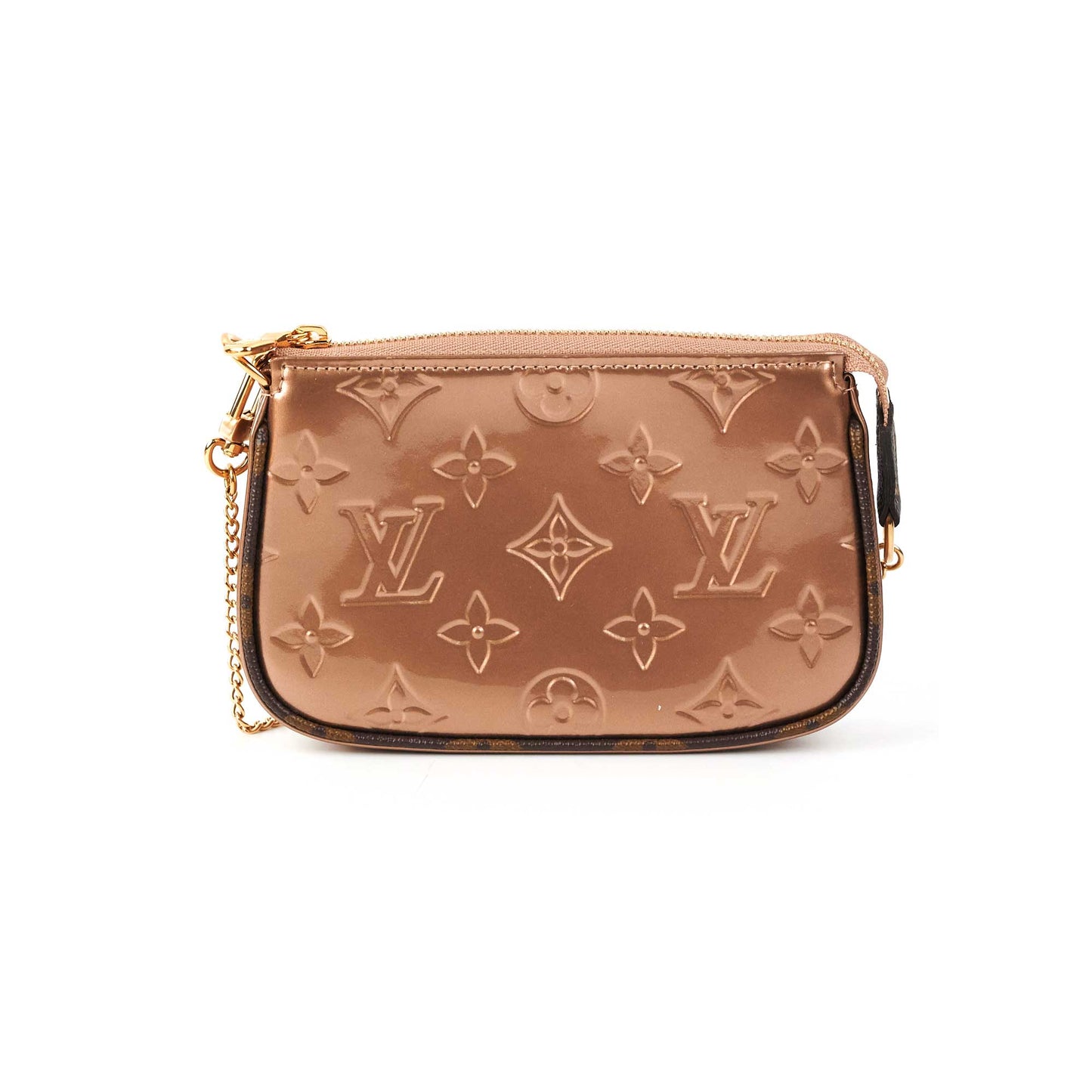 Louis Vuitton Mini Pochette Vernis Rose Gold