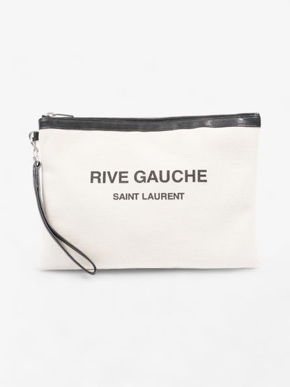 Saint Laurent Canvas Black Handbag