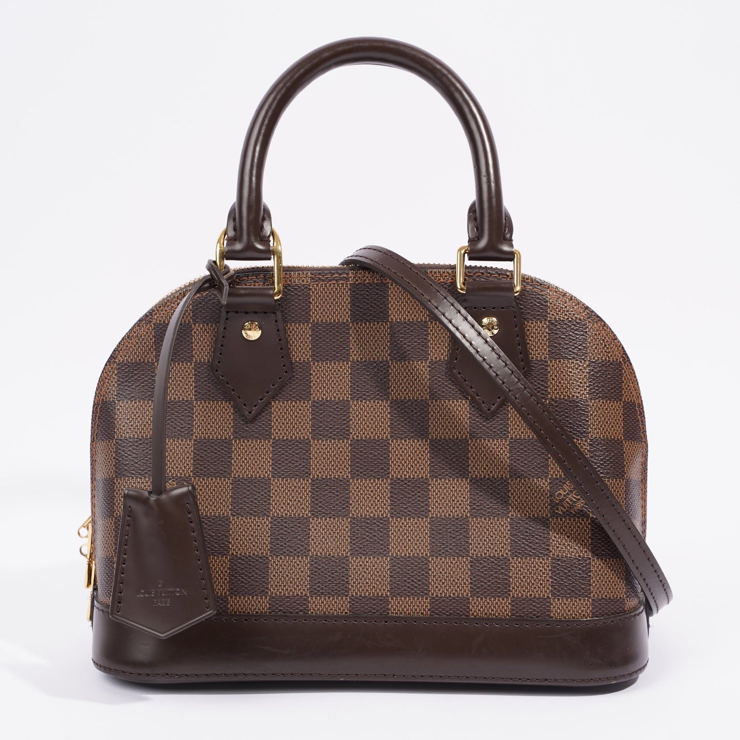 Louis Vuitton Alma Damier Ebene Coated Canvas BB