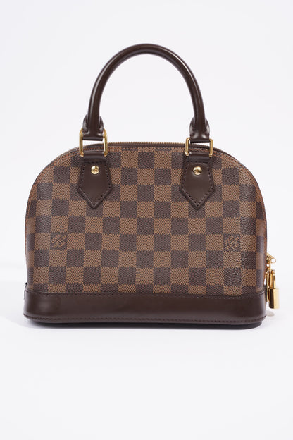 Louis Vuitton Alma Damier Ebene Coated Canvas BB