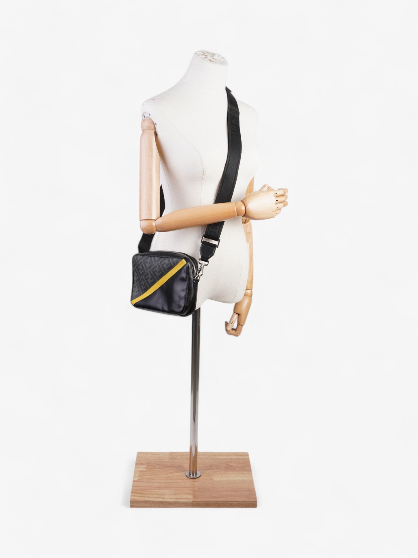 Fendi Luxury Canvas Black Crossbody Canvas