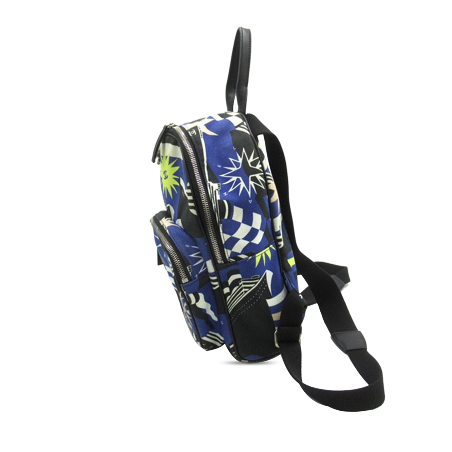 CHANEL CC Cruise Print Canvas Backpack