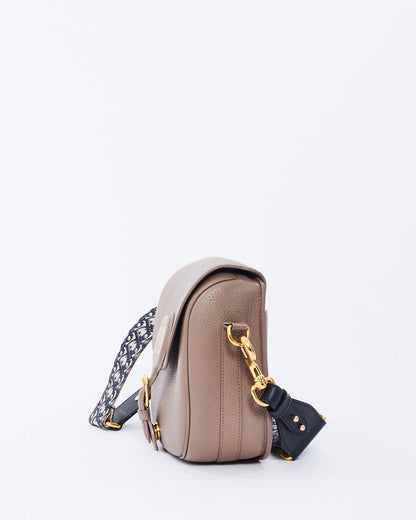 Dior Leather Canvas Handbag