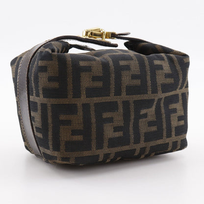 Fendi Zucca Nylon Canvas Vanity Pouch