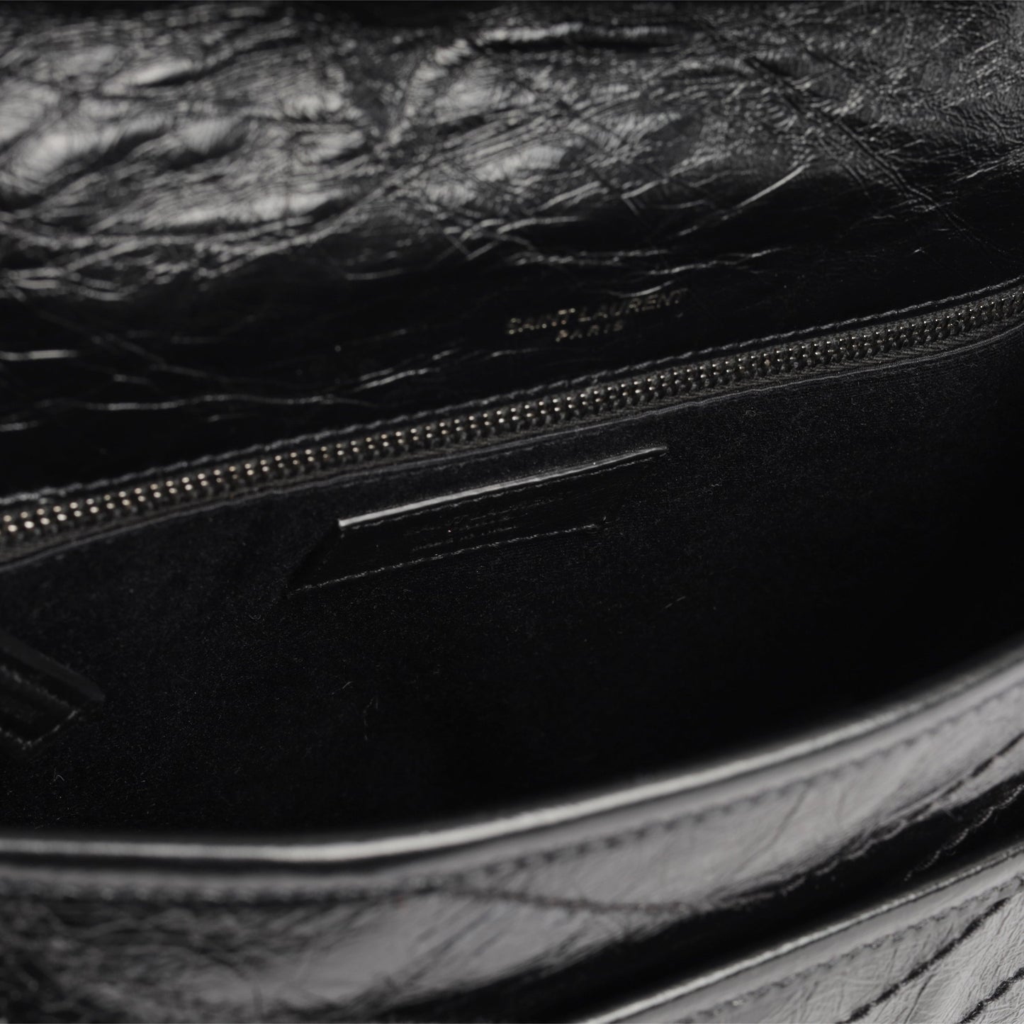 Saint Laurent Niki Calfskin Black Shoulder Bag Calfskin