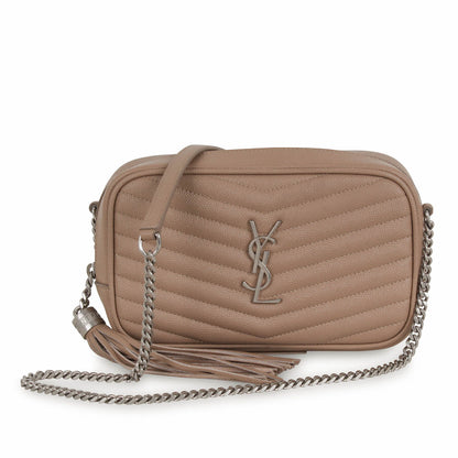 Saint Laurent Lou Beige Crossbody Beige