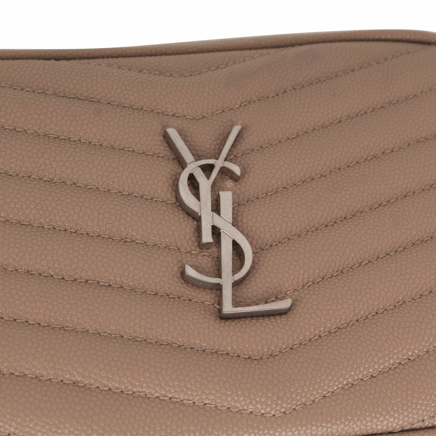Saint Laurent Lou Beige Crossbody Beige