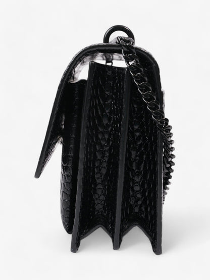 Saint Laurent Sunset Leather Black Shoulder Bag Style 12