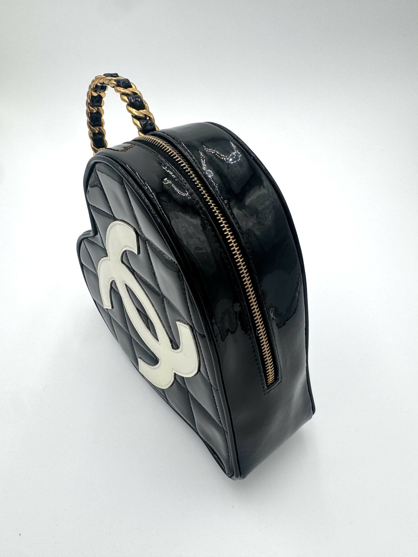 Chanel 1995 Barbie Black Heart Vanity Bag