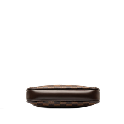 Brown Louis Vuitton Damier Ebene Navona Pouch