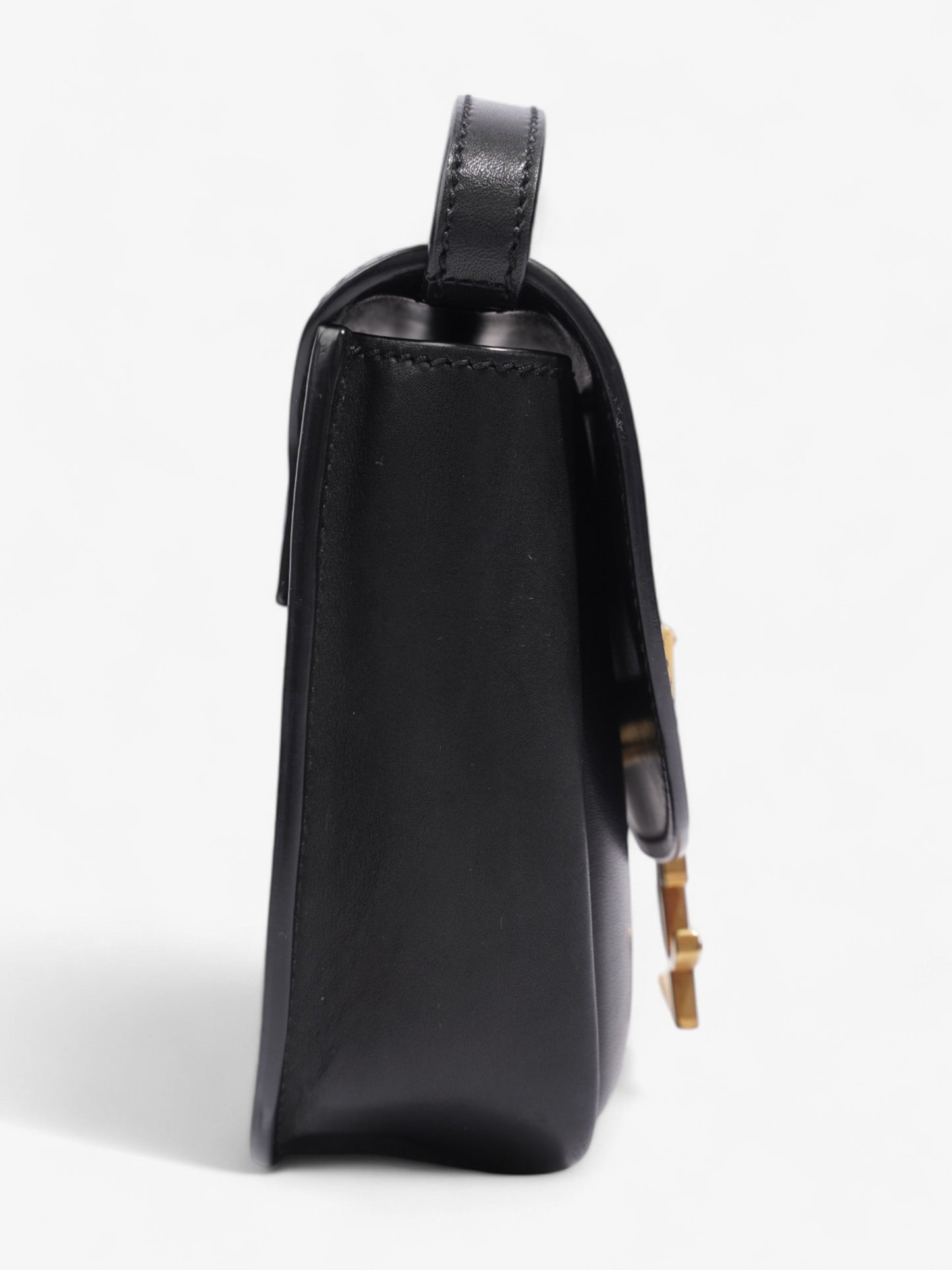 Saint Laurent Kaia Leather Black Handbag Style 3