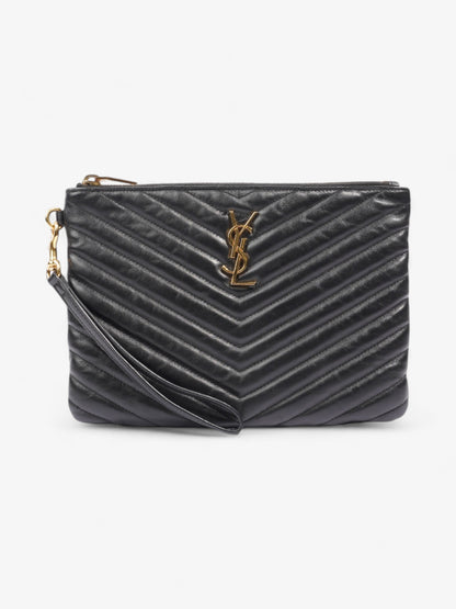 Saint Laurent Cassandre Leather Black Shoulder Bag Style 2