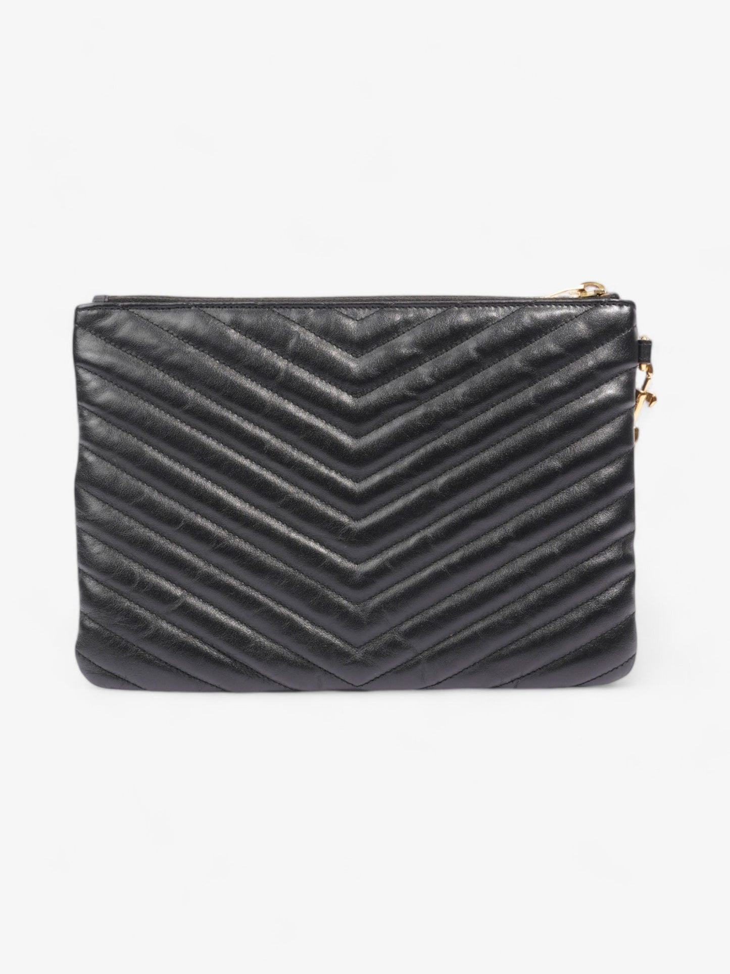 Saint Laurent Cassandre Leather Black Shoulder Bag Style 2