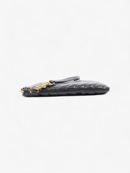 Saint Laurent Cassandre Leather Black Shoulder Bag Style 2