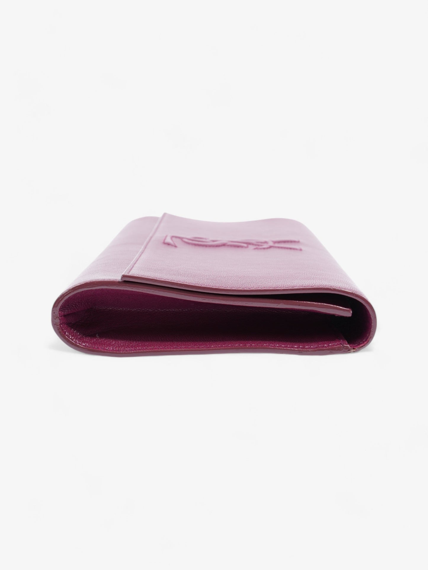 Saint Laurent Belle De Jour Purple Leather