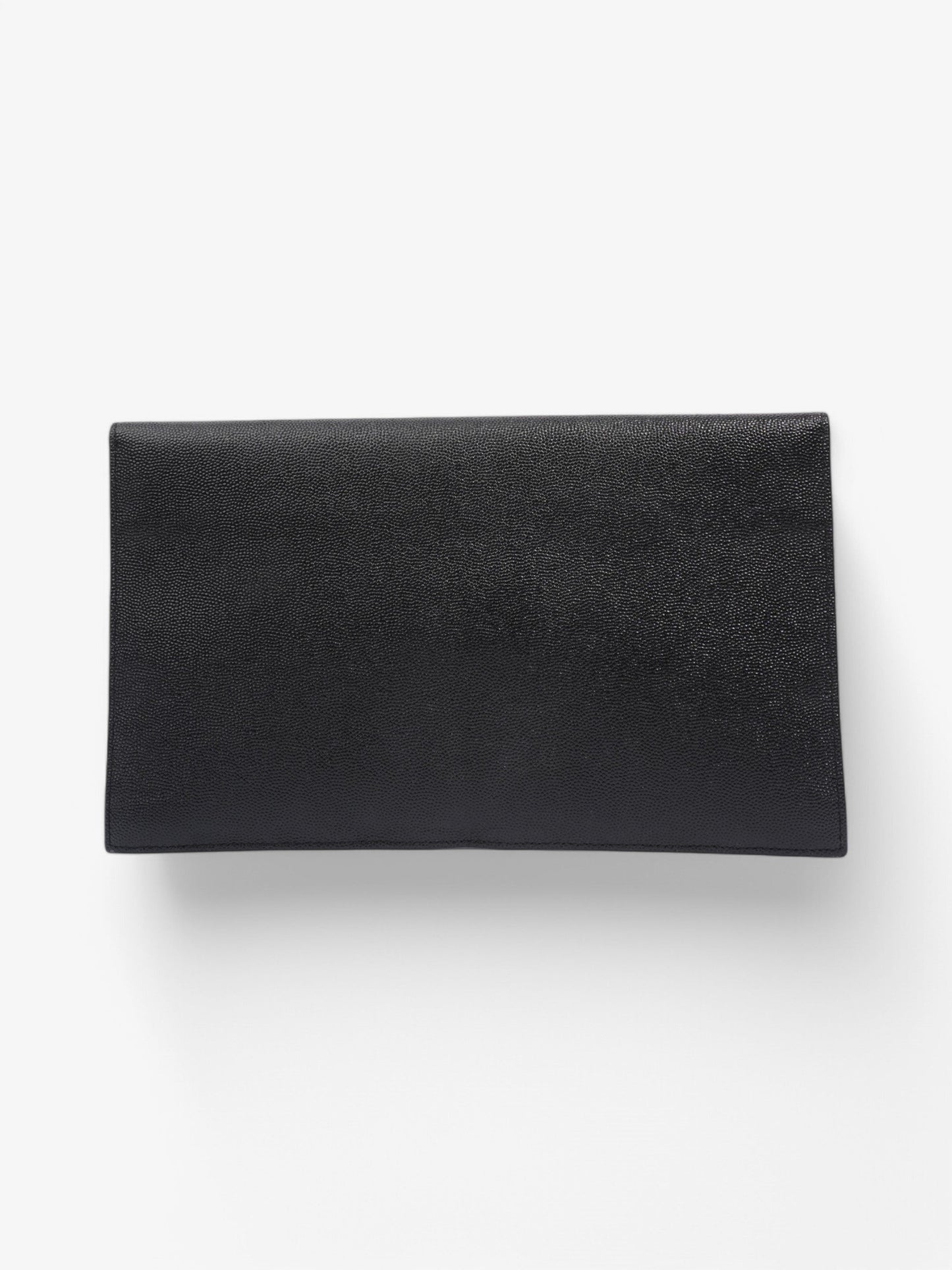 Saint Laurent Uptown Leather Black Clutch Style 3
