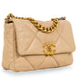 Chanel Chanel 19 Lambskin Gold Shoulder Bag Style 28