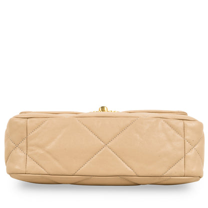 Chanel Chanel 19 Lambskin Gold Shoulder Bag Style 28