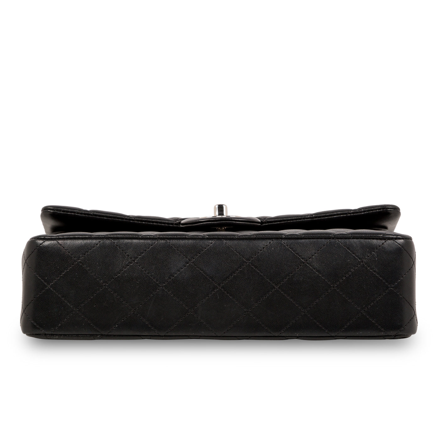 Chanel Classic Flap Lambskin Black Shoulder Bag Style 123