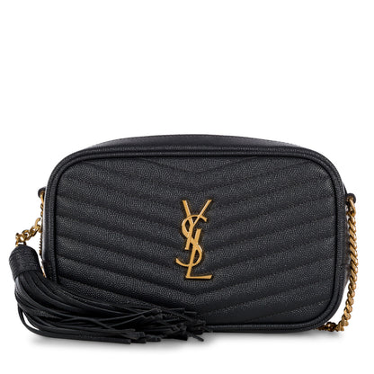Saint Laurent Lou Mini Leather Crossbody Bag