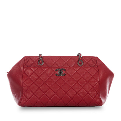 Chanel Timeless Calfskin Red Tote Bag