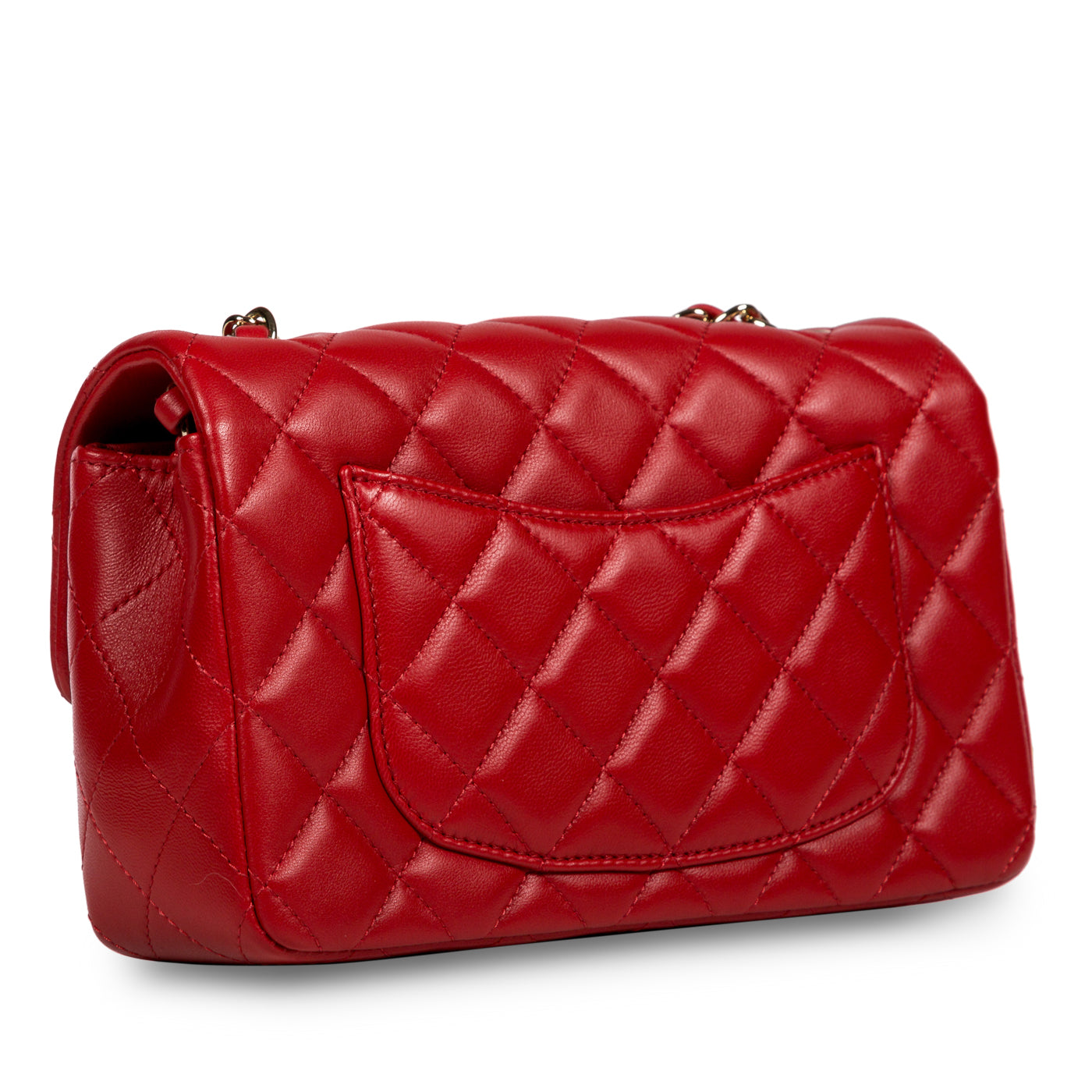 Chanel Classic Flap Lambskin Black Shoulder Bag Style 192