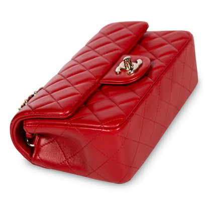 Chanel Classic Flap Lambskin Black Shoulder Bag Style 192