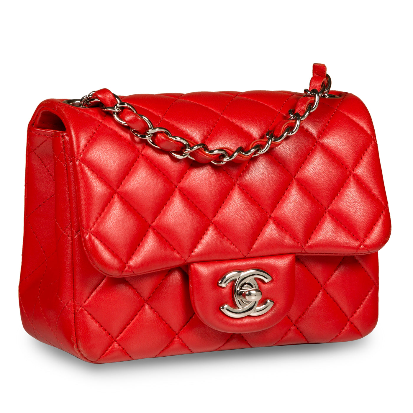 Chanel Classic Flap Lambskin Black Shoulder Bag Style 233
