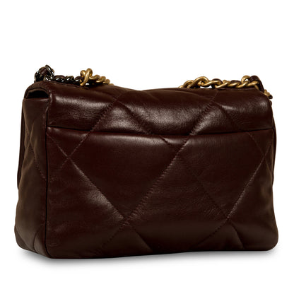 Chanel Chanel 19 Lambskin Black Shoulder Bag Style 25