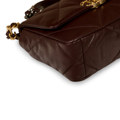 Chanel Chanel 19 Lambskin Black Shoulder Bag Style 25