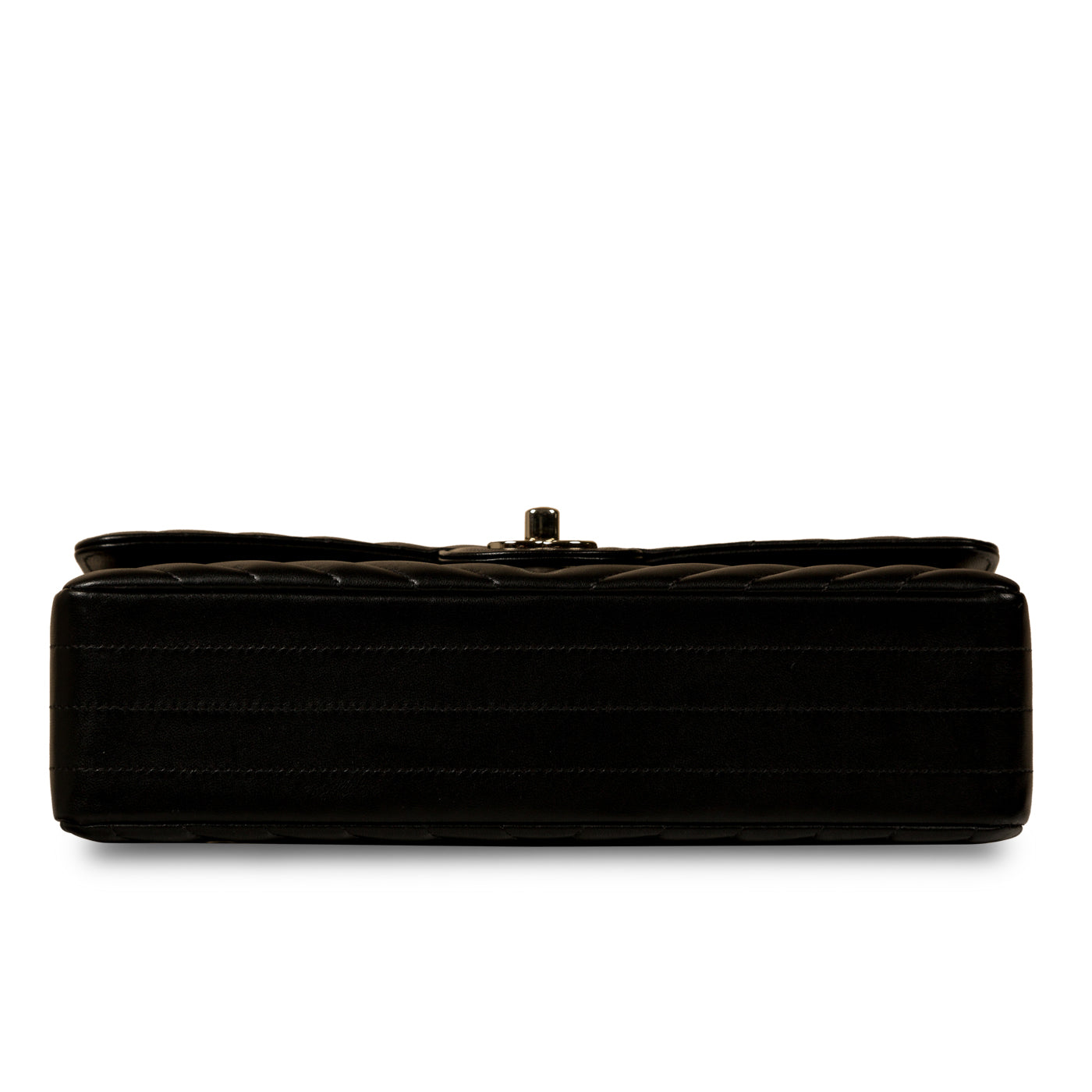 Chanel Classic Flap Lambskin Black Shoulder Bag Style 119