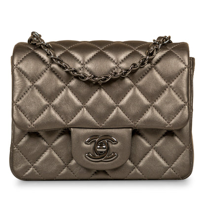 Chanel Classic Flap Lambskin Black Shoulder Bag Style 231