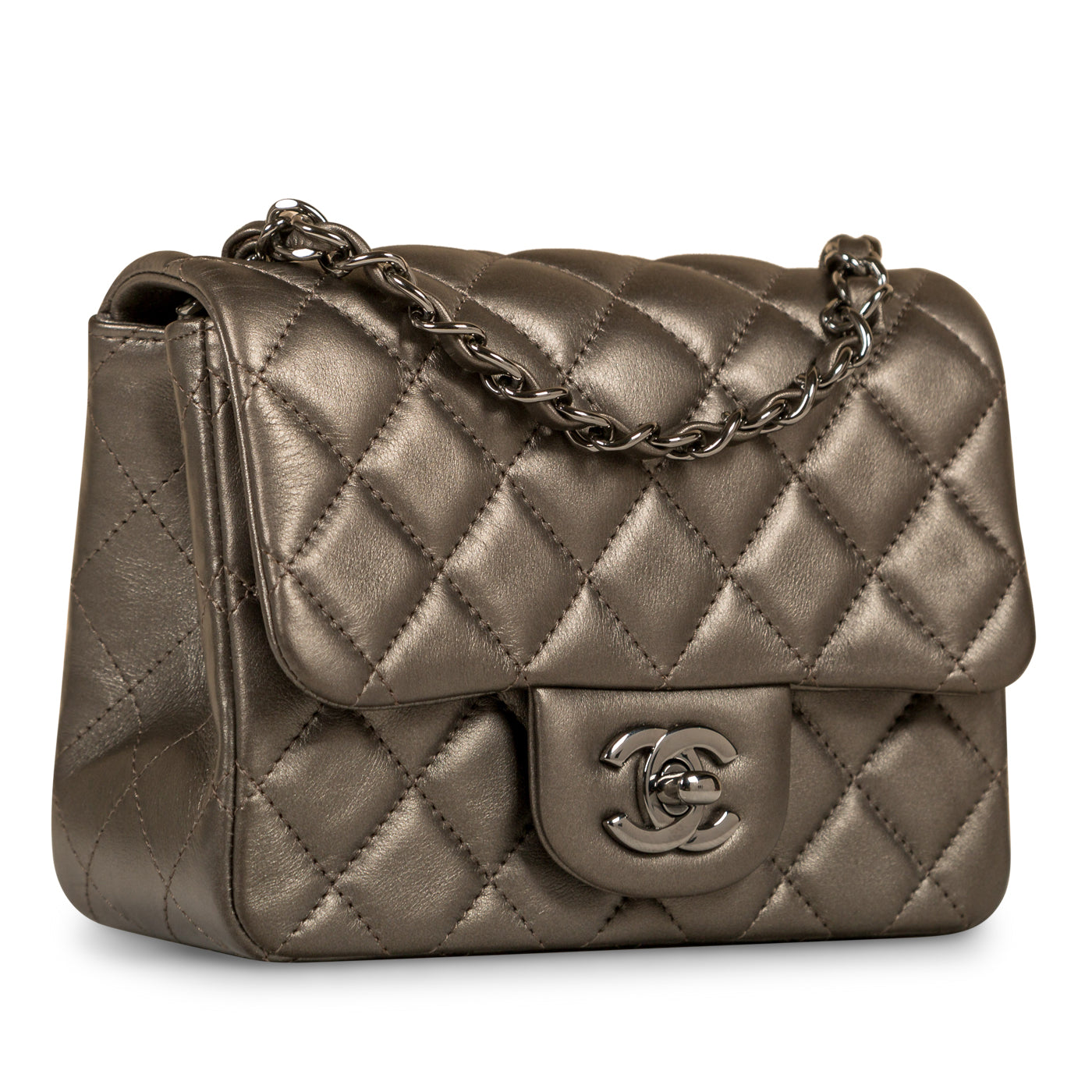 Chanel Classic Flap Lambskin Black Shoulder Bag Style 231