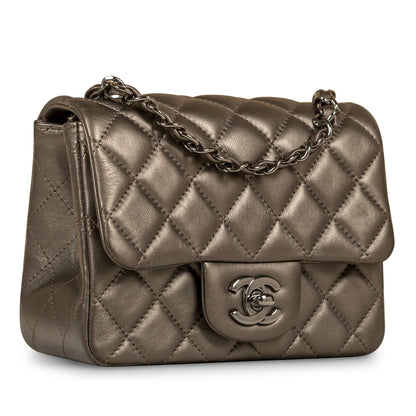 Chanel Classic Flap Lambskin Black Shoulder Bag Style 231