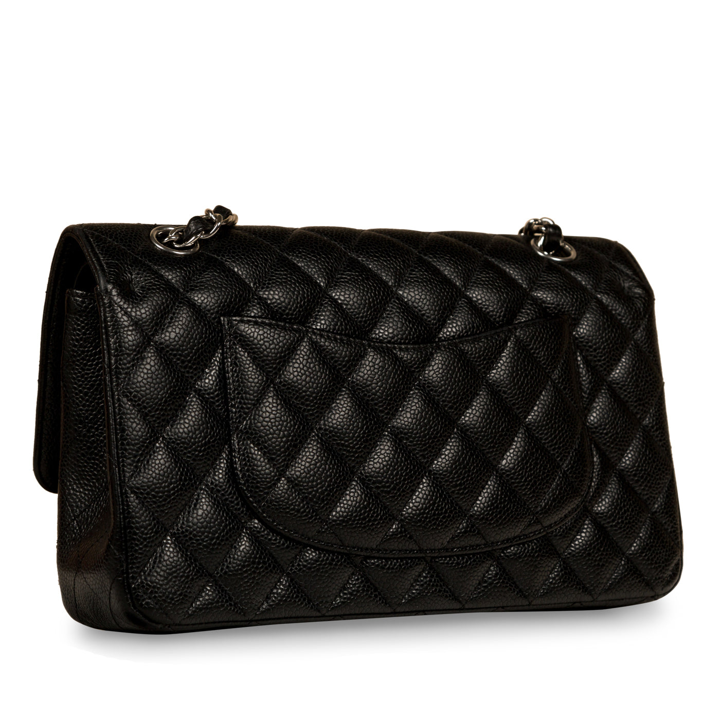 Chanel Classic Flap Caviar Black Shoulder Bag Style 83