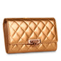 Chanel Classic Flap Patent Leather Brown Shoulder Bag