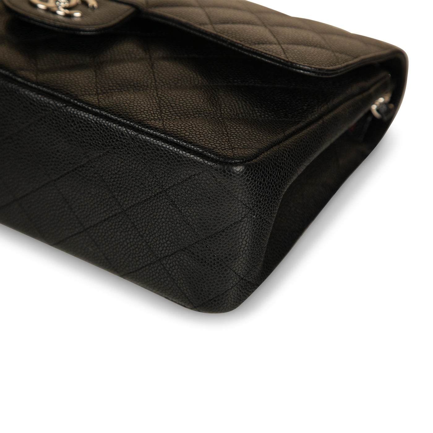 Chanel Classic Flap Caviar Black Shoulder Bag Style 25