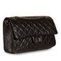 Chanel Classic Flap Calfskin Black Shoulder Bag Style 11