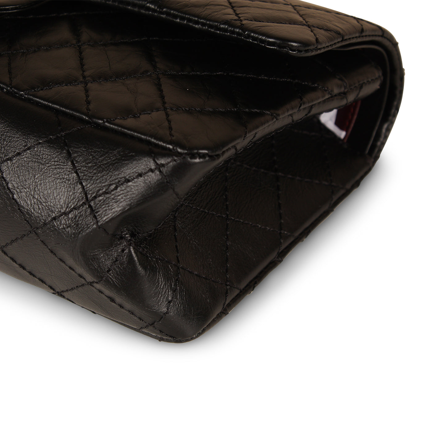 Chanel Classic Flap Calfskin Black Shoulder Bag Style 11